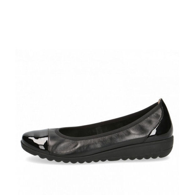 Slika Ženske baletanke Caprice 22103 black nappa
