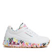Slika Ženske patike SKECHERS UNO LOVING LOVE white durabuck/multi colored