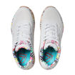 Slika Ženske patike SKECHERS UNO LOVING LOVE white durabuck/multi colored