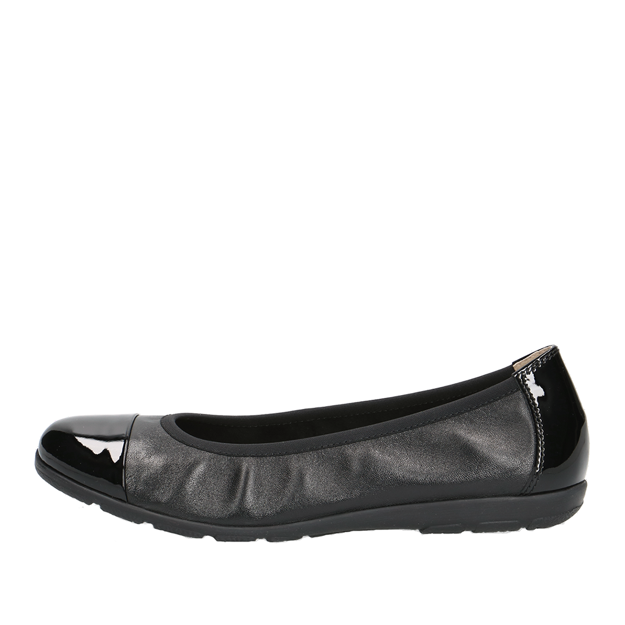 Slika Ženske baletanke Caprice 22152 black nap/pat.