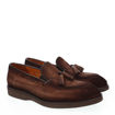 Slika Muške cipele Hanox 1001 brown hand painted