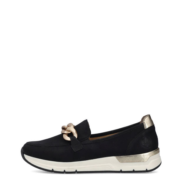 Slika Ženske mokasine Rieker 58944 black