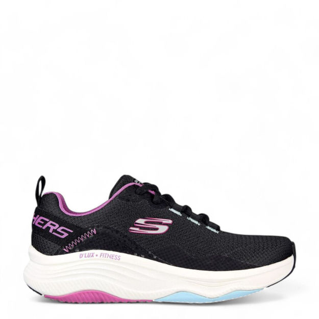 Slika Ženske patike SKECHERS D'LUX FITNESS black