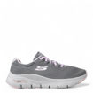 Slika Ženske patike SKECHERS  ARCH FIT GRAY KNIT MESH