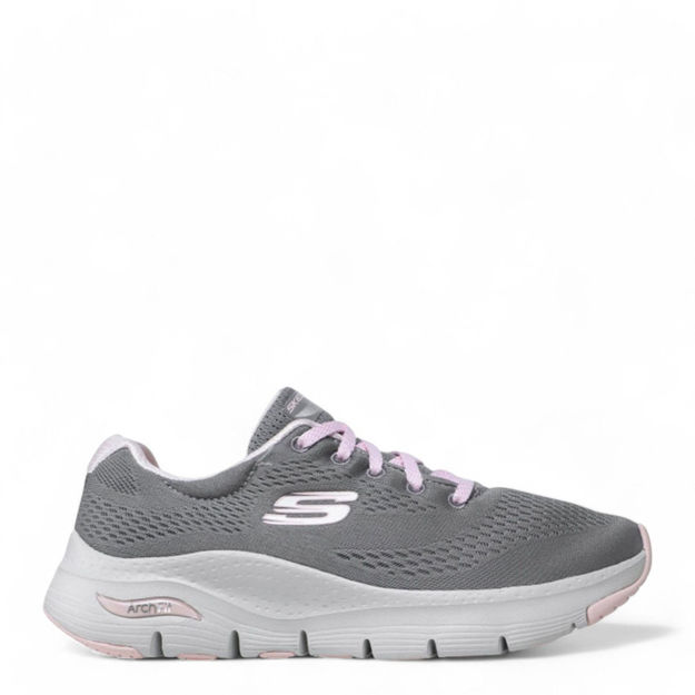 Slika Ženske patike SKECHERS  ARCH FIT GRAY KNIT MESH