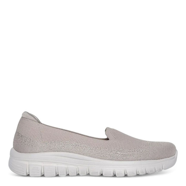 Slika Ženske baletanke Skechers Graceful - View Finder taupe